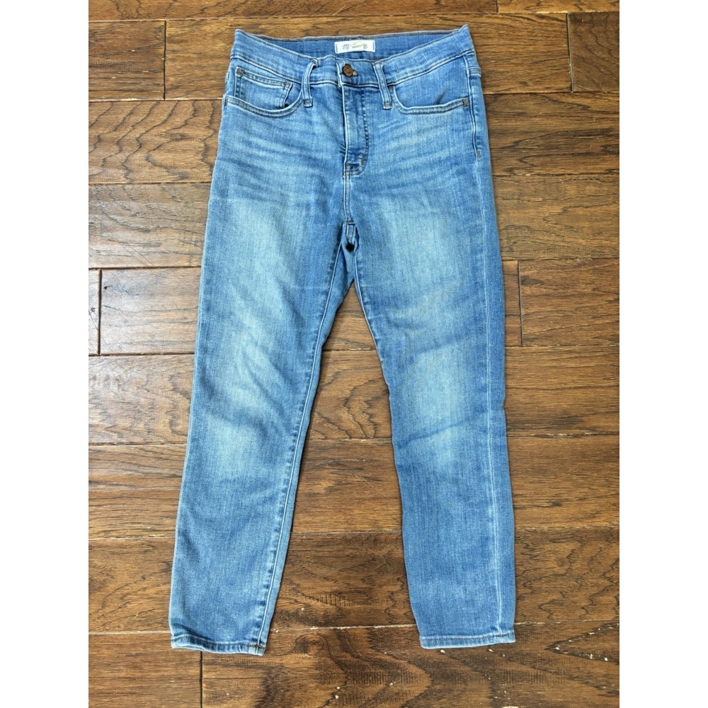 Madewell Jeans Women Roadtripper Crop Skinny Stretch Size 27β Petite/Size 4P
